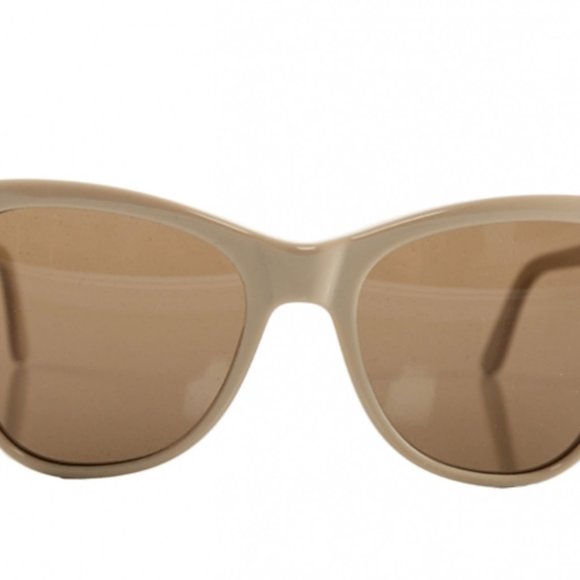 Stella McCartney Tan Mocha Slight Cat Eye Gradiant Sunglasses
